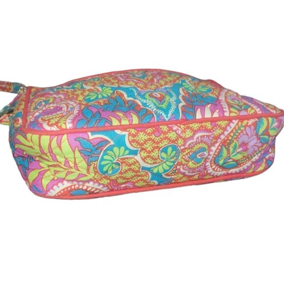 Vera Bradley Paisley in Paradise Small  Crossbody Bag Purse Tote - Picture 7 of 11